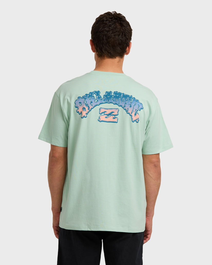 Wax-Arch-Regular-Short-Sleeve-T-Shirt-Seafoam-2