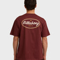 Walled Regular Short Sleeve T-Shirt - Plum