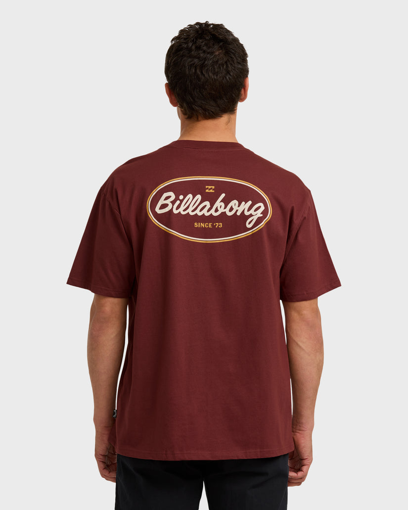 Walled-Regular-Short-Sleeve-T-Shirt-Plum-2