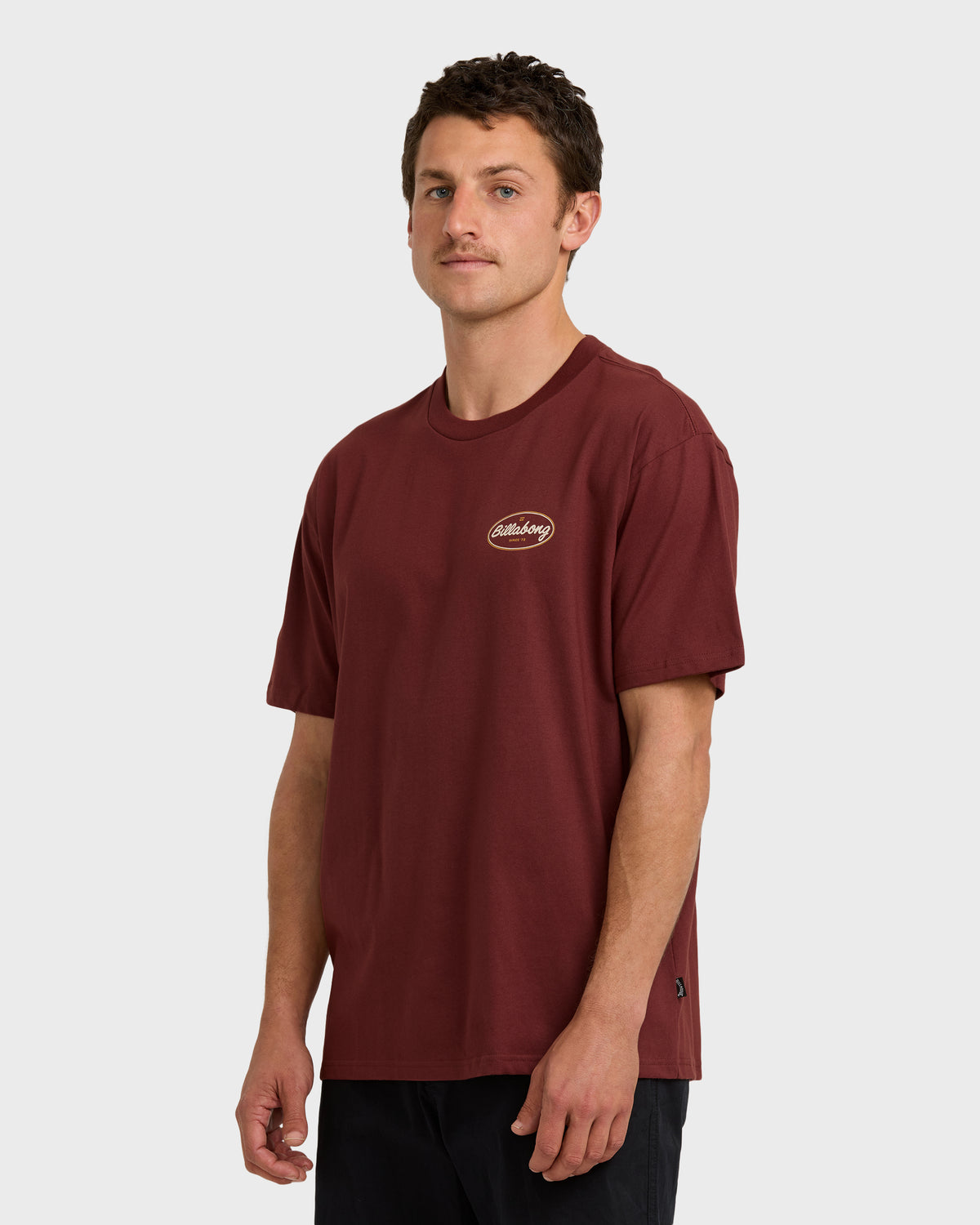 Walled-Regular-Short-Sleeve-T-Shirt-Plum-3