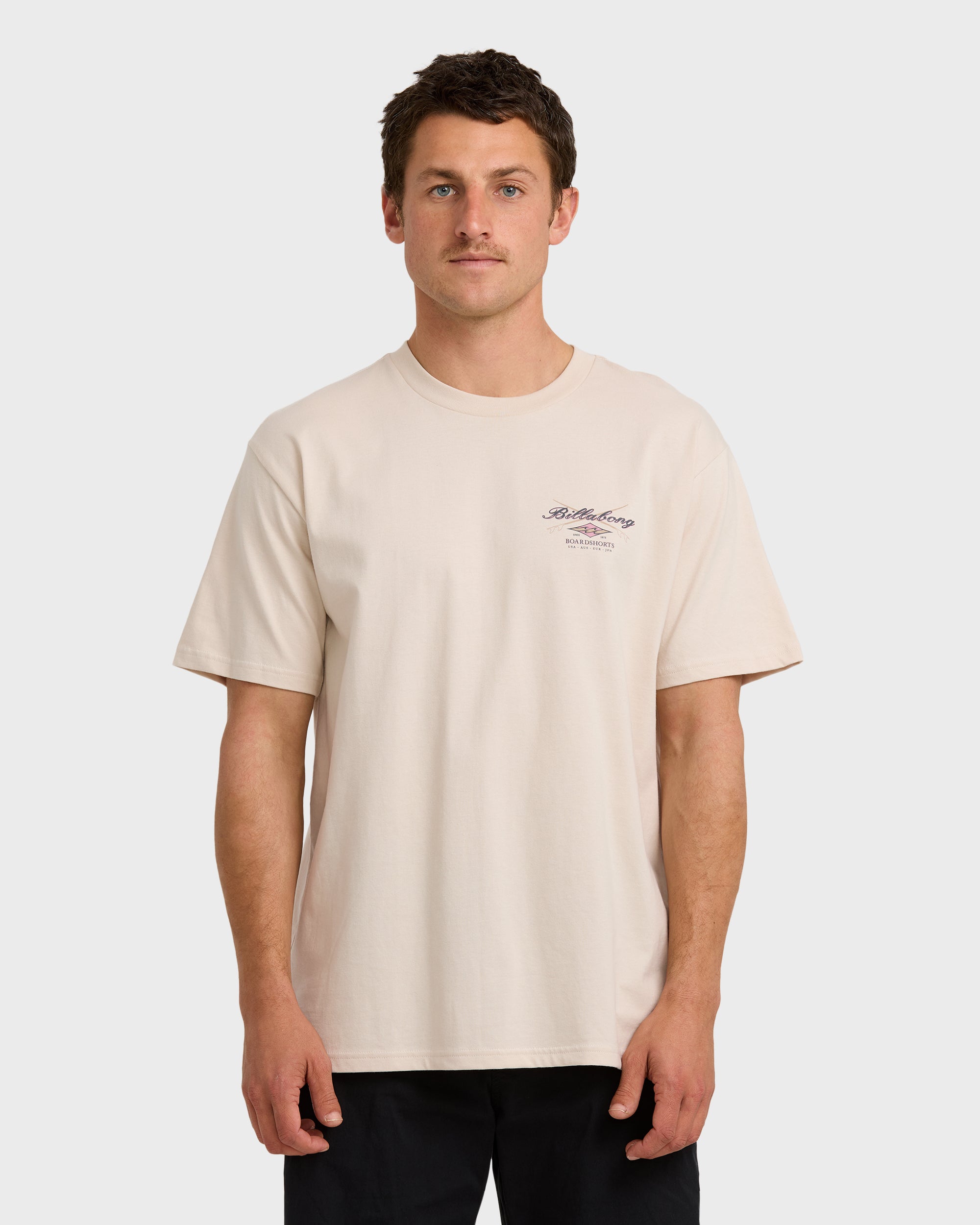 Crossboards Sleeve Short Sleeve T-Shirt - Chino | Billabong