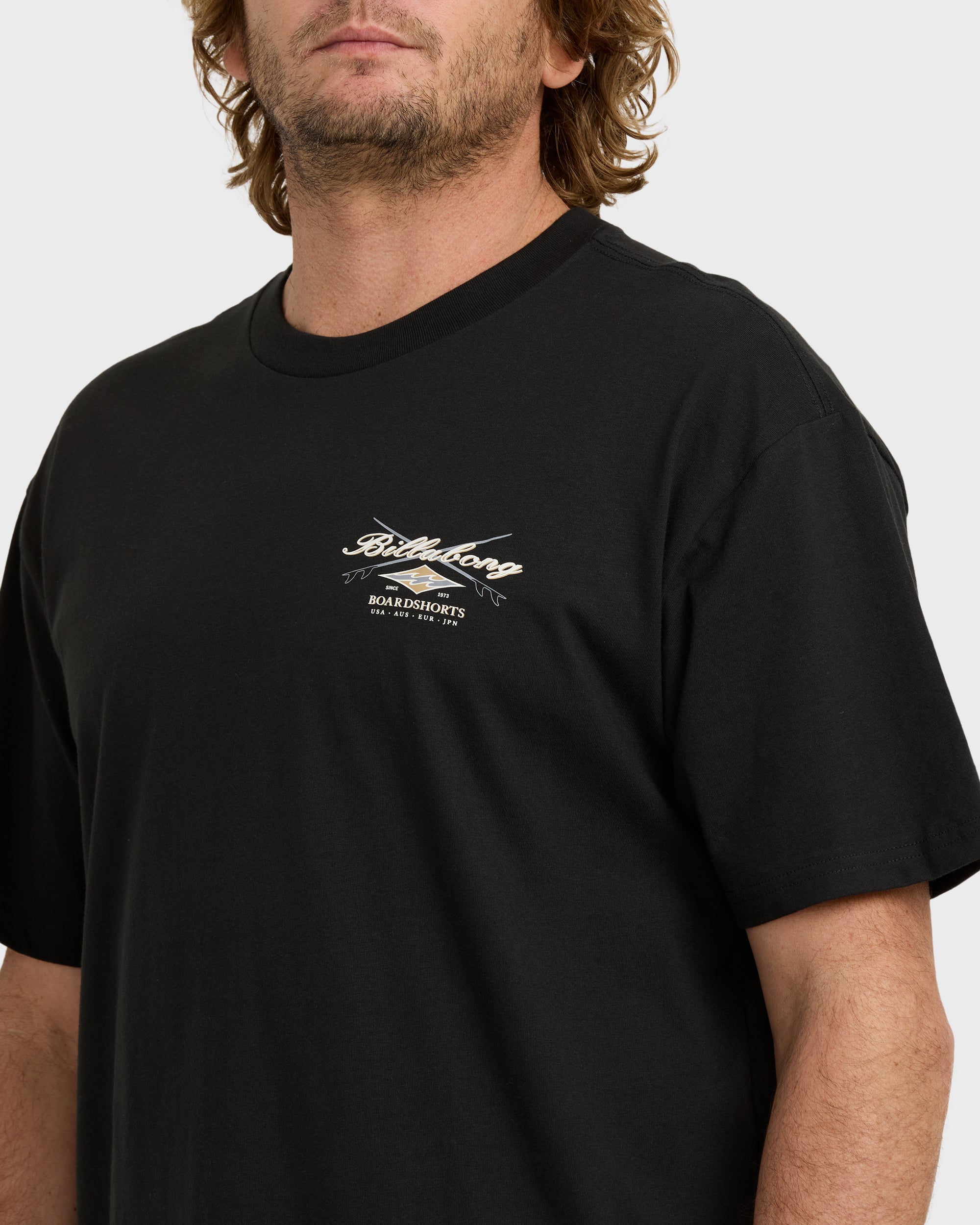 Crossboards Sleeve Short Sleeve T-Shirt - Washed Black | Billabong