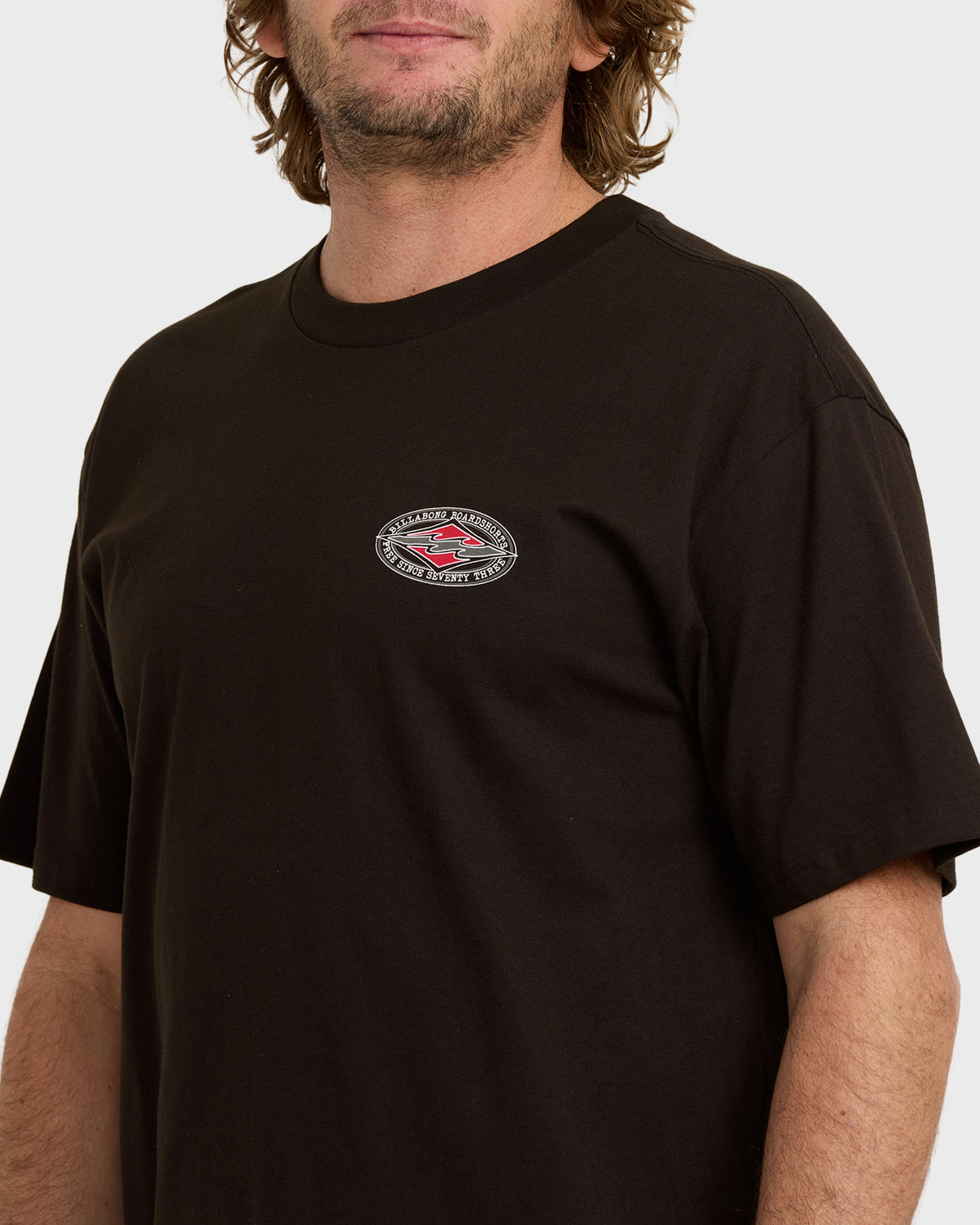 Rotor-Diamond-Regular-Short-Sleeve-T-Shirt-Black-Red-5