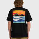Surf Dreams Regular Short Sleeve T-Shirt - Black