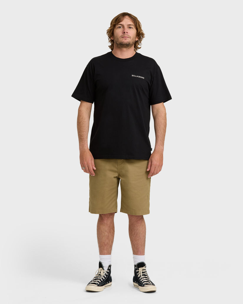 Surf-Dreams-Regular-Short-Sleeve-T-Shirt-Black-4