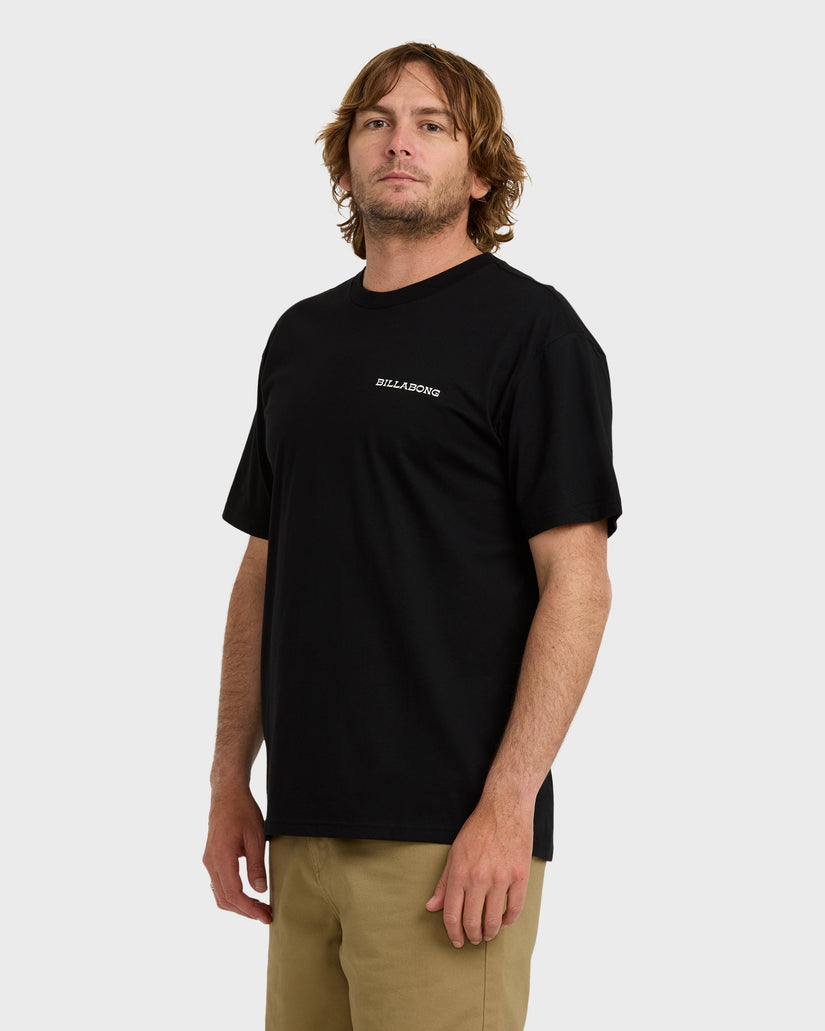 Surf-Dreams-Regular-Short-Sleeve-T-Shirt-Black-3