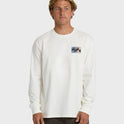 Crayon Wave Premium Long Sleeve T-Shirt - Off White