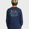 Range Adiv Premium Long Sleeve T-Shirt - Dark Blue