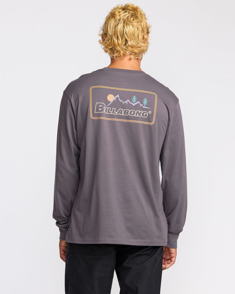 Range A/Div Long Sleeve T-Shirt Grey Violet Billabong