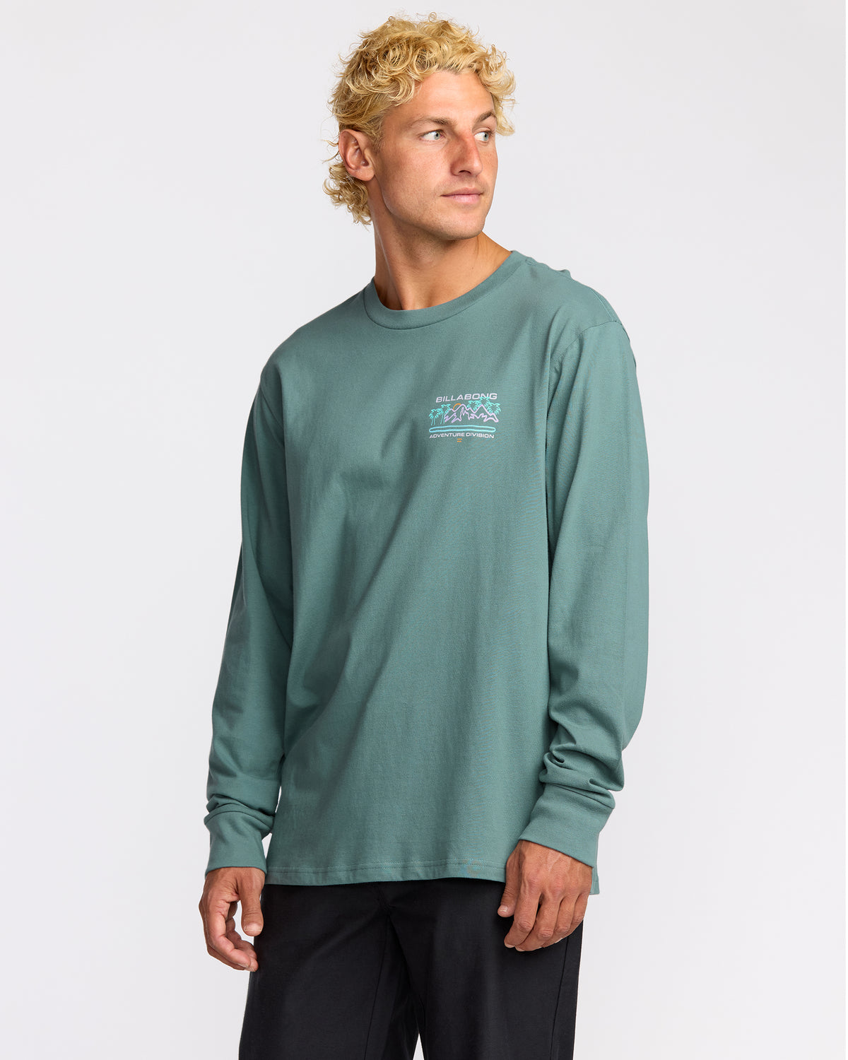 Coastal-Range-A/Div-Long-Sleeve-Tee-Sea-Blue-3