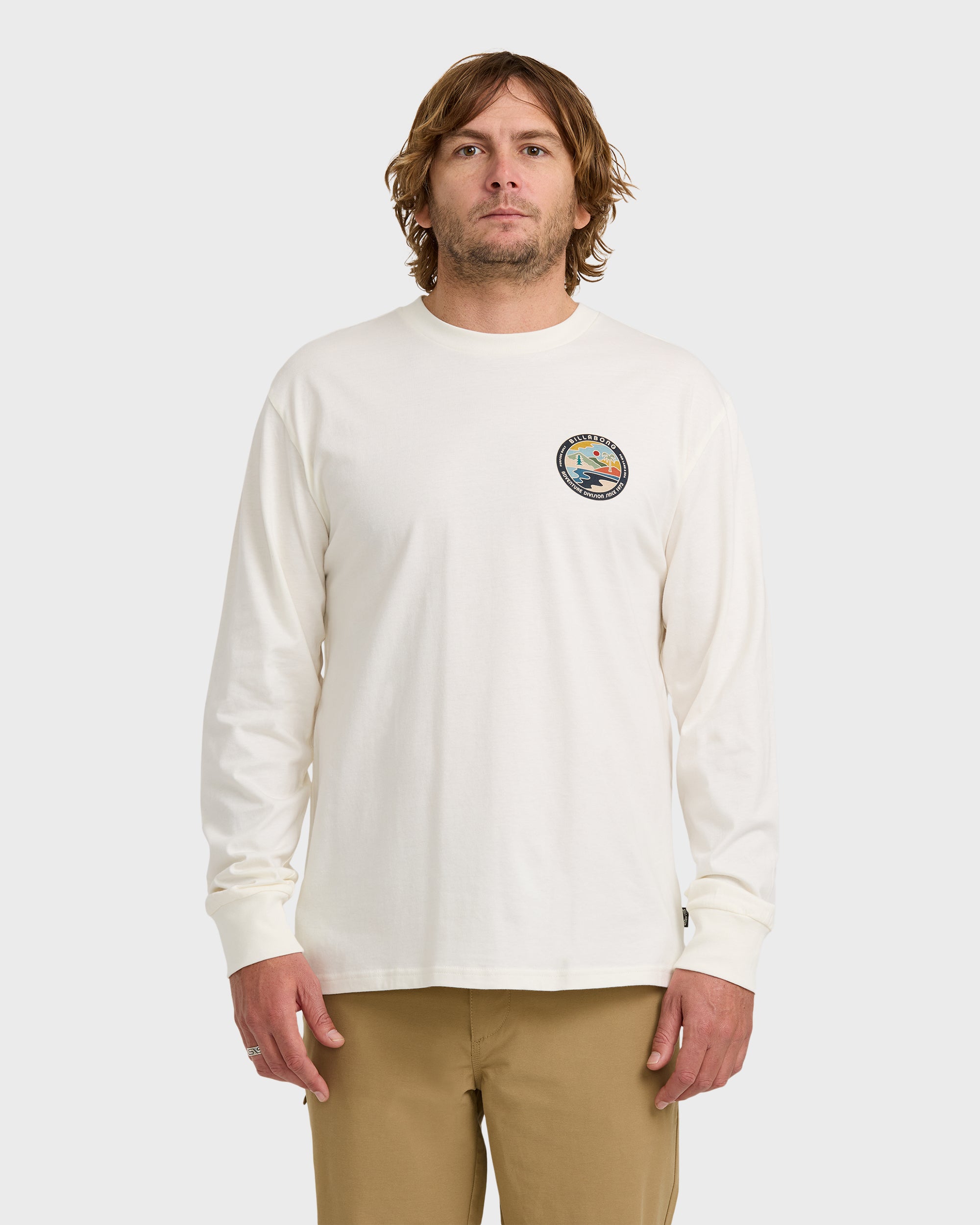 A/Div Rockies Long Sleeve T-Shirt - Off White | Billabong