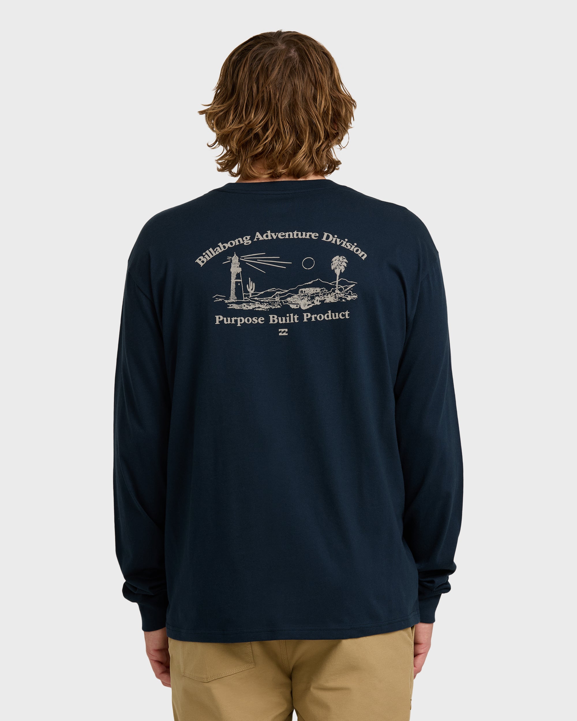A/Div Scenic Route Long Sleeve T-Shirt - Navy | Billabong