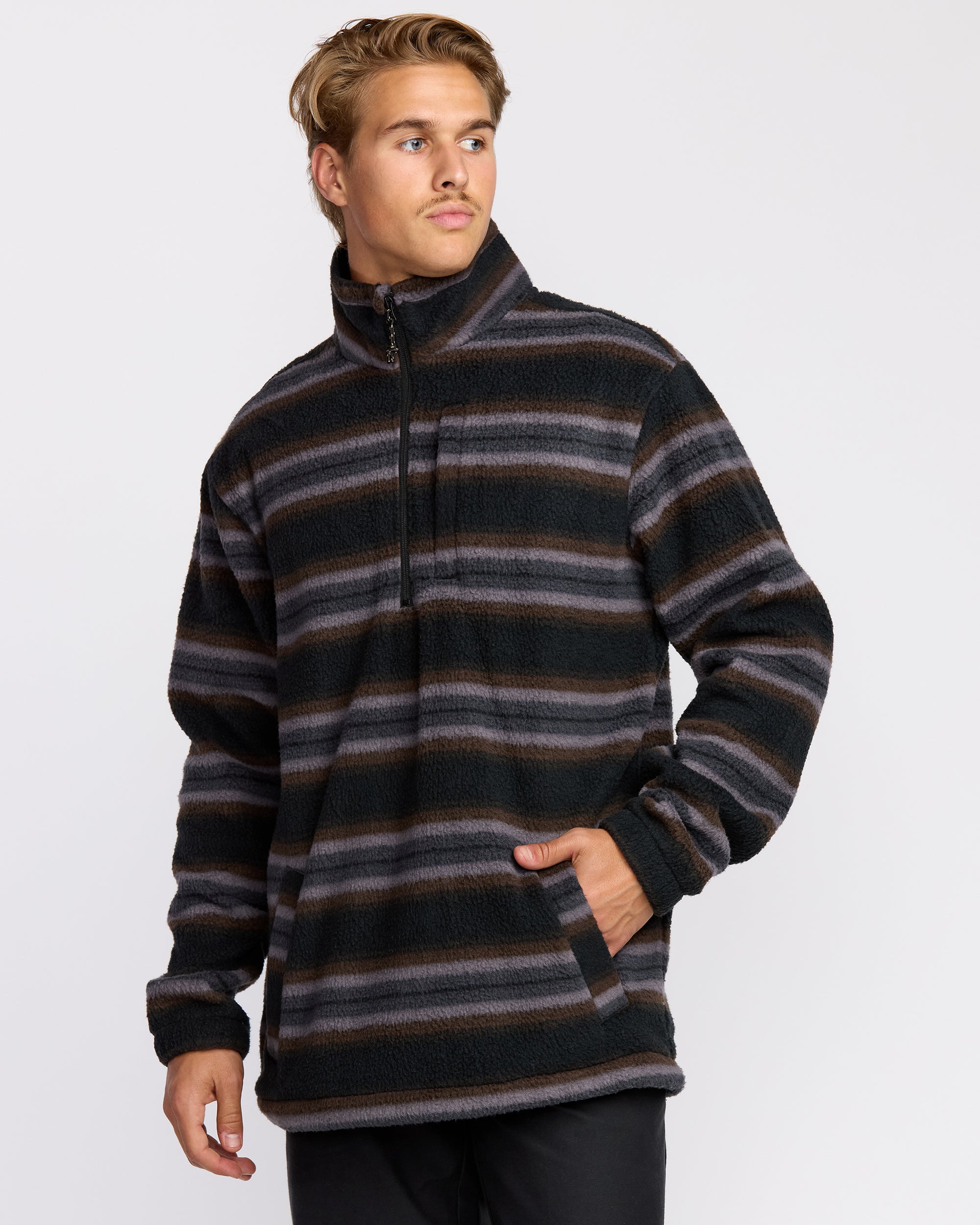 Boundary Mock Sweatshirt - Black | Billabong