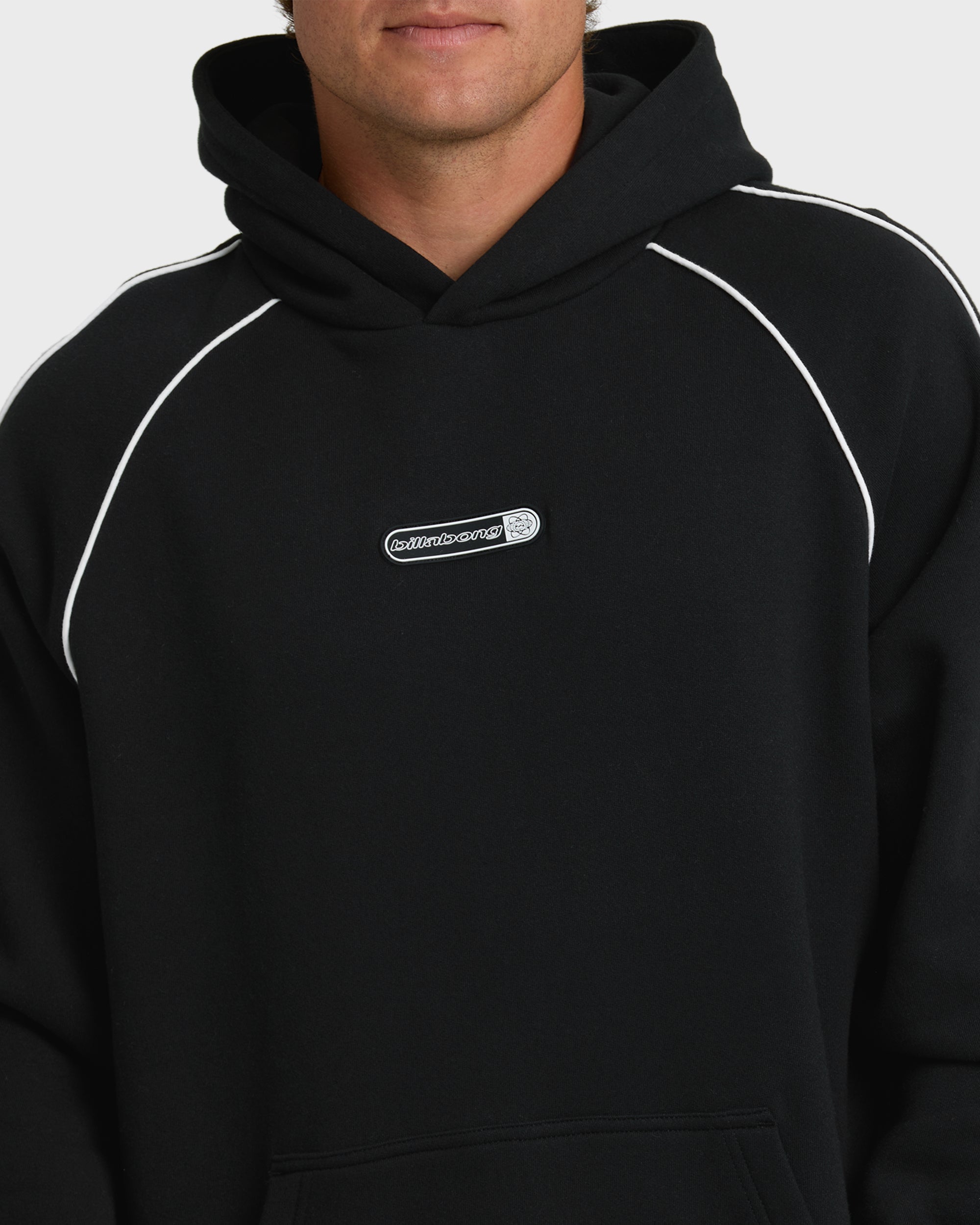 Spec 73 Orbit Pop Pullover Hoodie - Black | Billabong