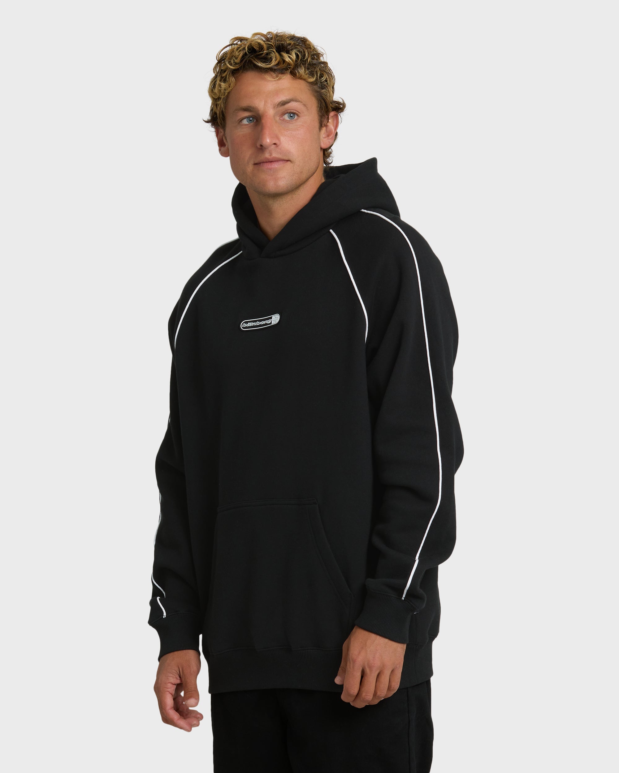Spec 73 Orbit Pop Pullover Hoodie - Black | Billabong