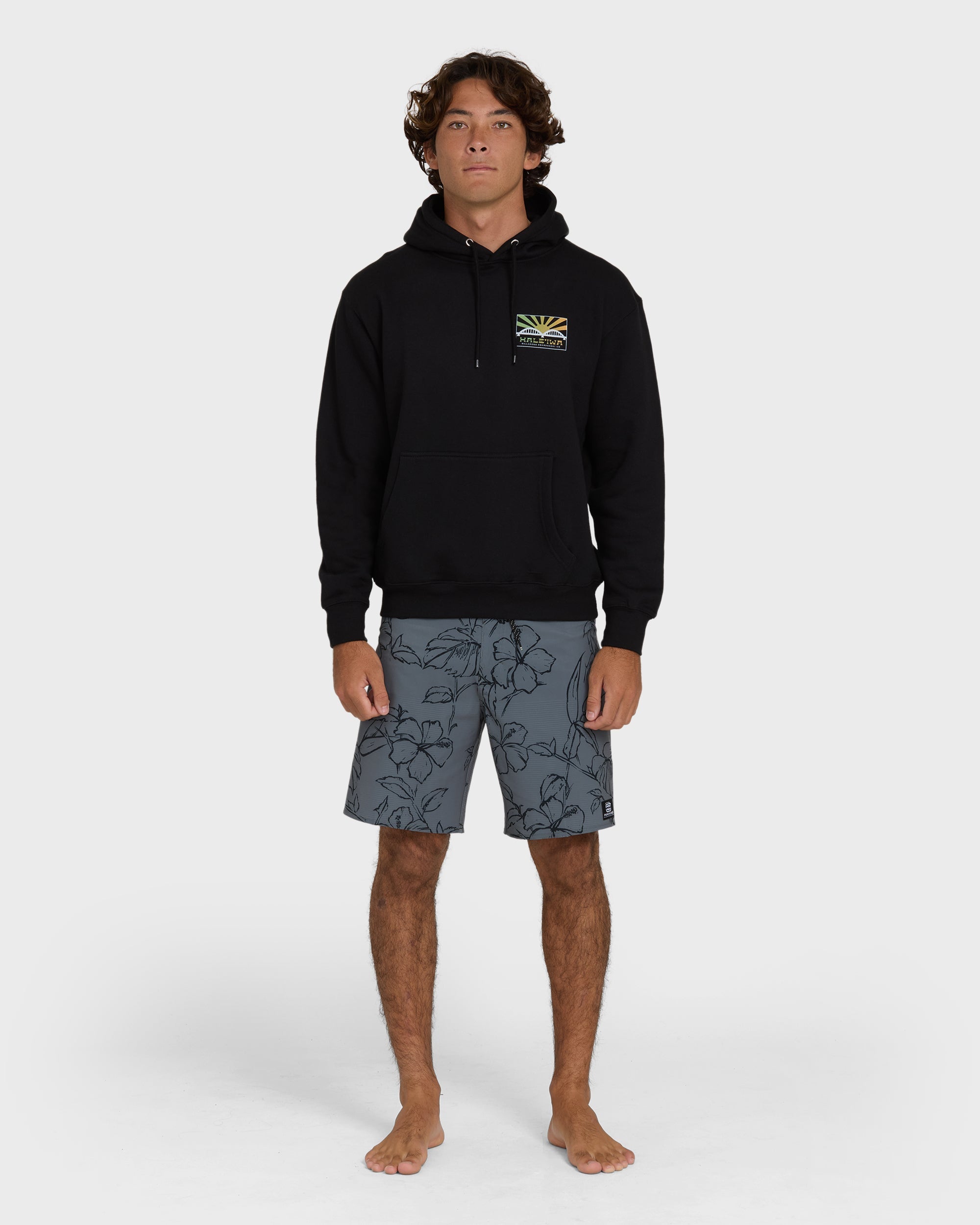 Billabong ビラボン　Rising Sun Haleiwa Rising Sun Pullover Hoodie - Black | Billabong