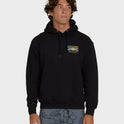 Haleiwa Rising Sun Pullover Hoodie  - Black