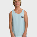 Crayon Wave Tank - Dusty Blue
