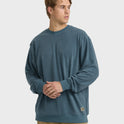 Torched Crewneck Sweatshirt - Real Teal