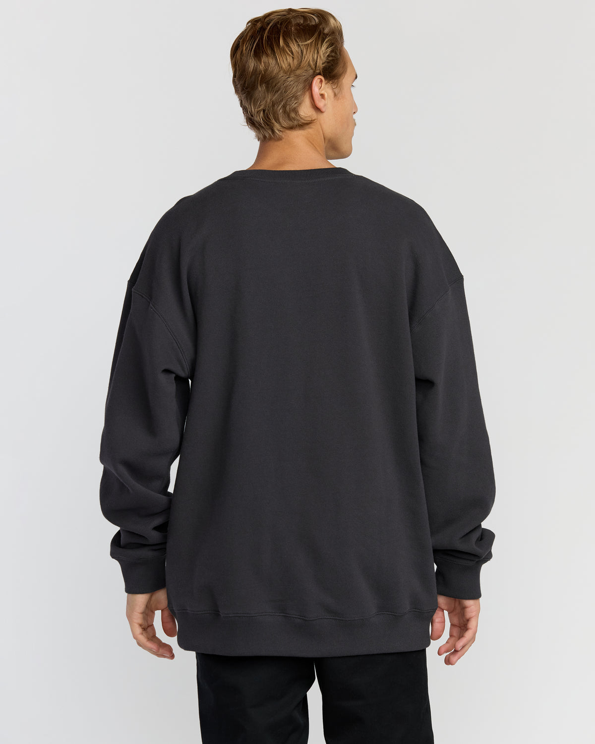Iconic-Emboss-Crewneck-Sweatshirt-Black-2