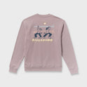 Split The Peak Crewneck Sweatshirt - Purple Ash