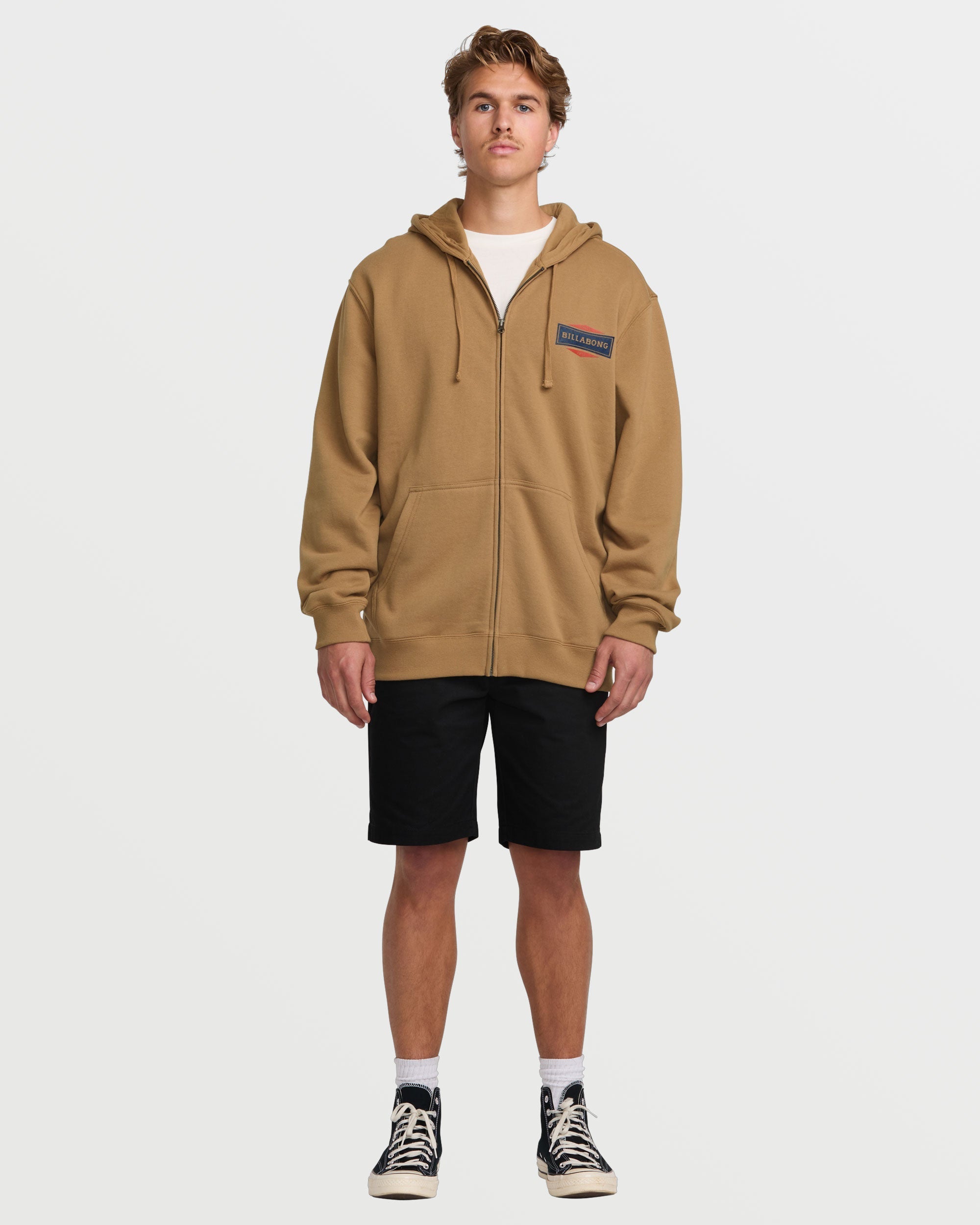 Short Sands Zip Sweatshirt - Vintage Brown | Billabong