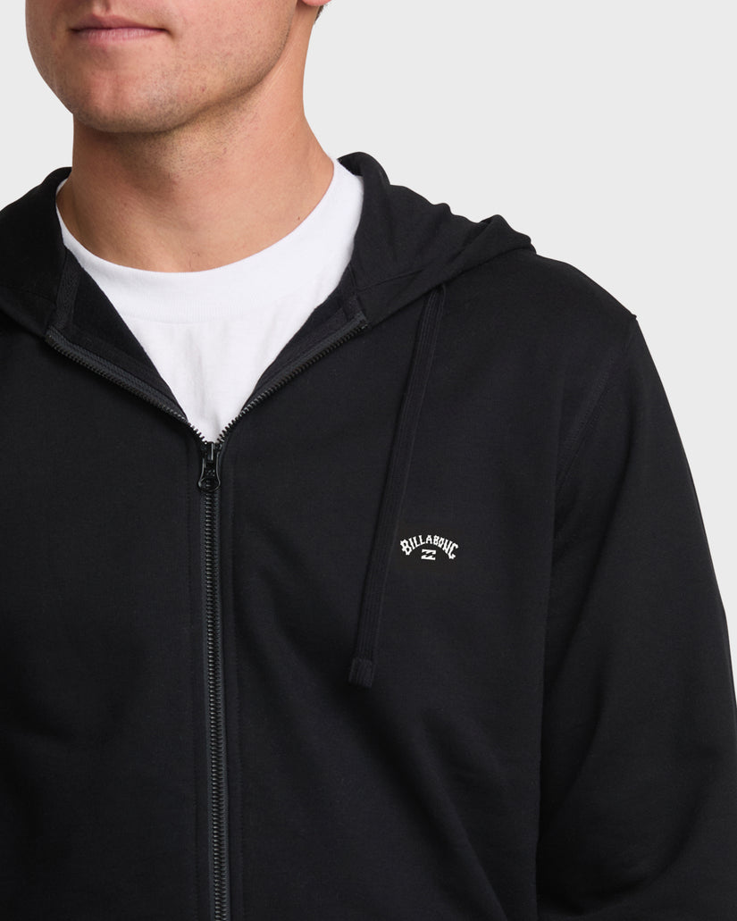 All Day Zip Sweatshirt - Black