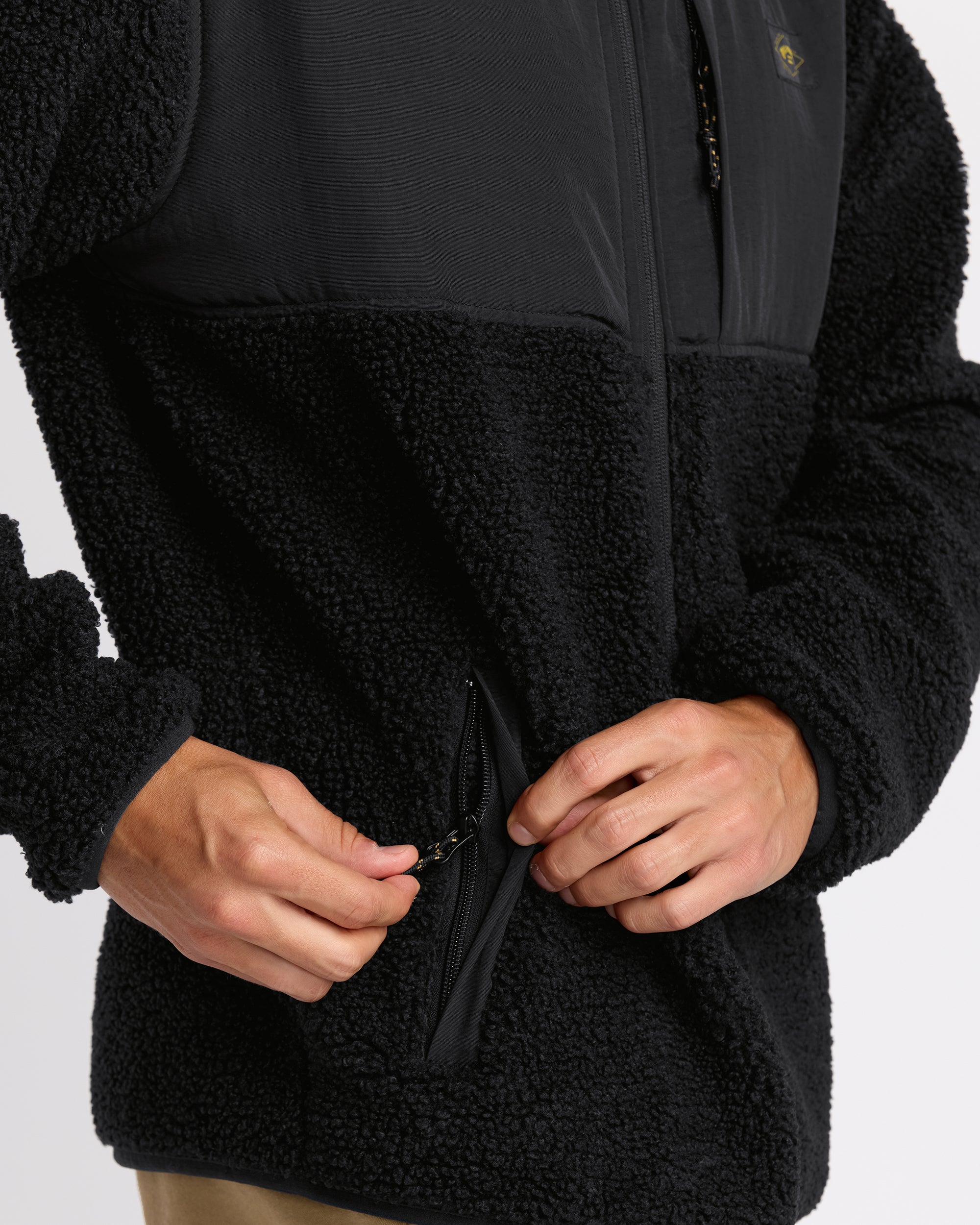 Boundary Summit Zip Sweatshirt - Black | Billabong