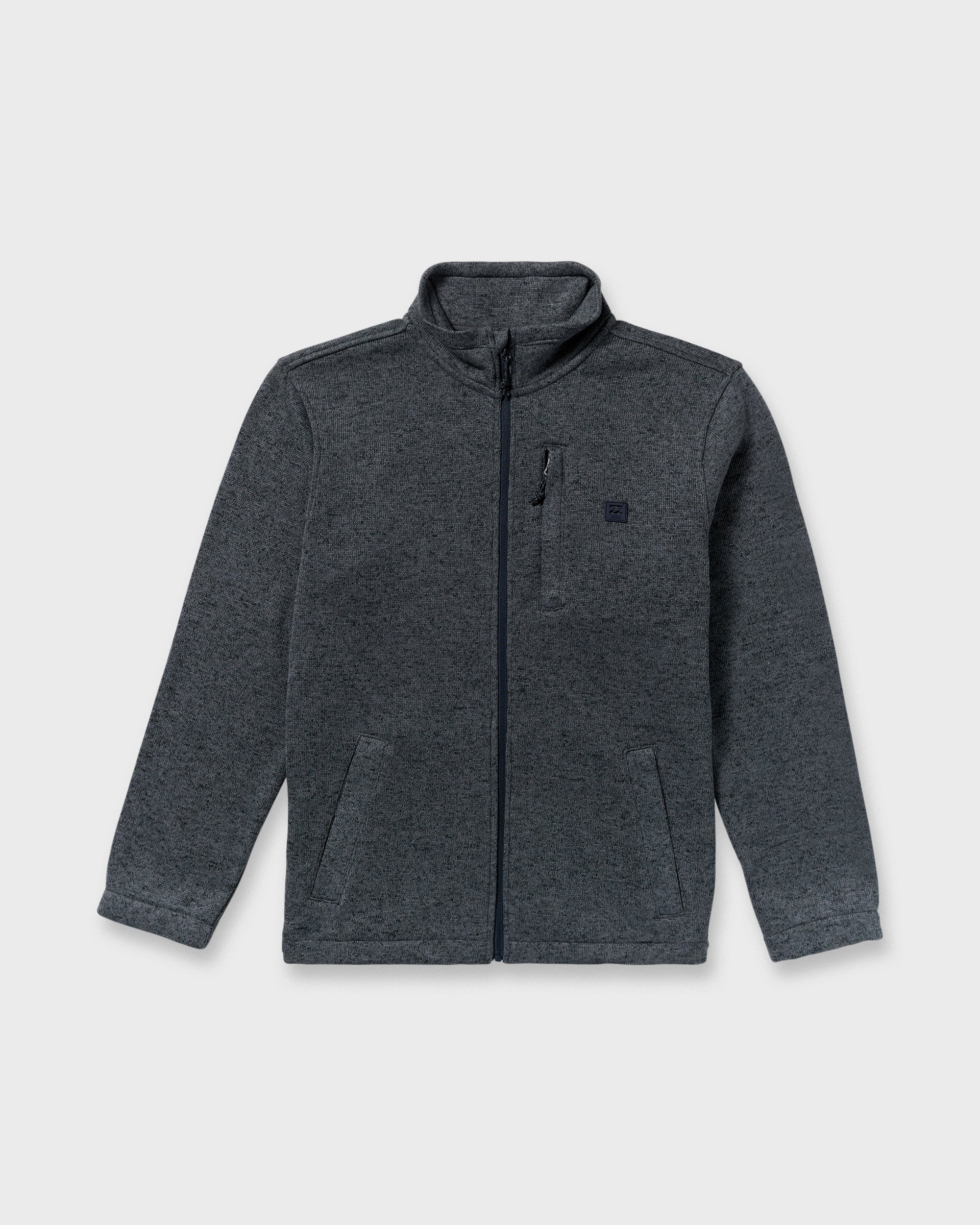 Boundary Mock Neck Zip Sweatshirt - Navy | Billabong