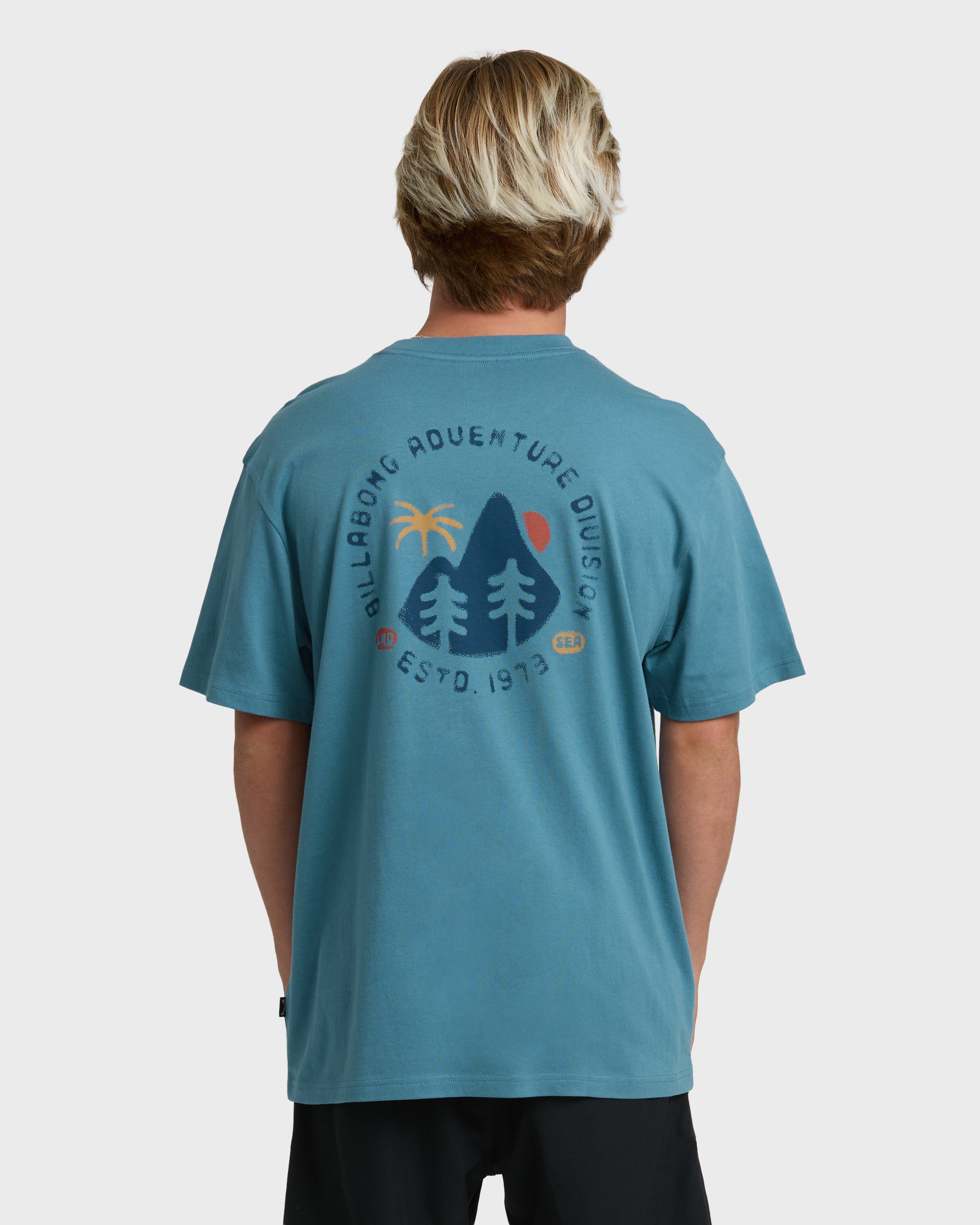 8SM1 BILABONG プリントTシャツ　ネイビー　S 古着used 楽天市場】【ネコポス配送】ビラボン 半袖Tシャツ BILLABONG SIGN T