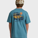 Make Tracks Adiv Premium Short Sleeve T-Shirt - Vintage Blue