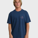 Agave Adiv Premium Short Sleeve T-Shirt - Dark Blue