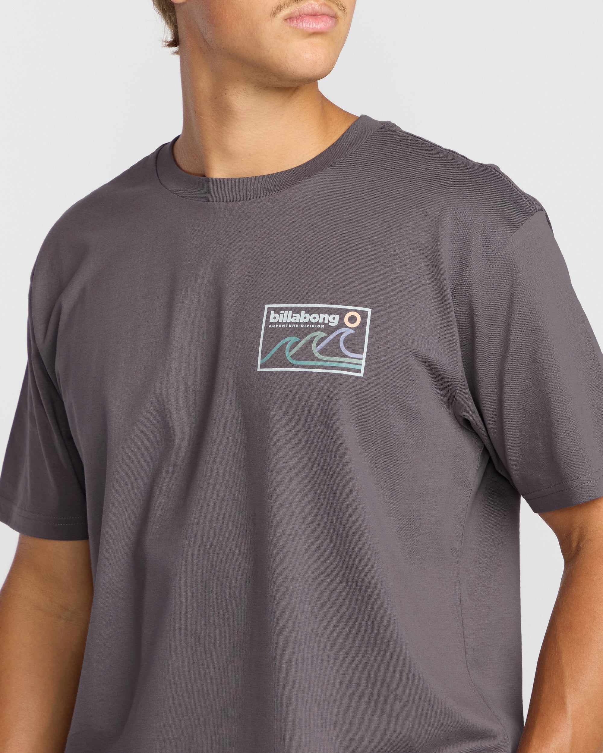 Range A/Div Short Sleeve T-Shirt - Grey Violet | Billabong
