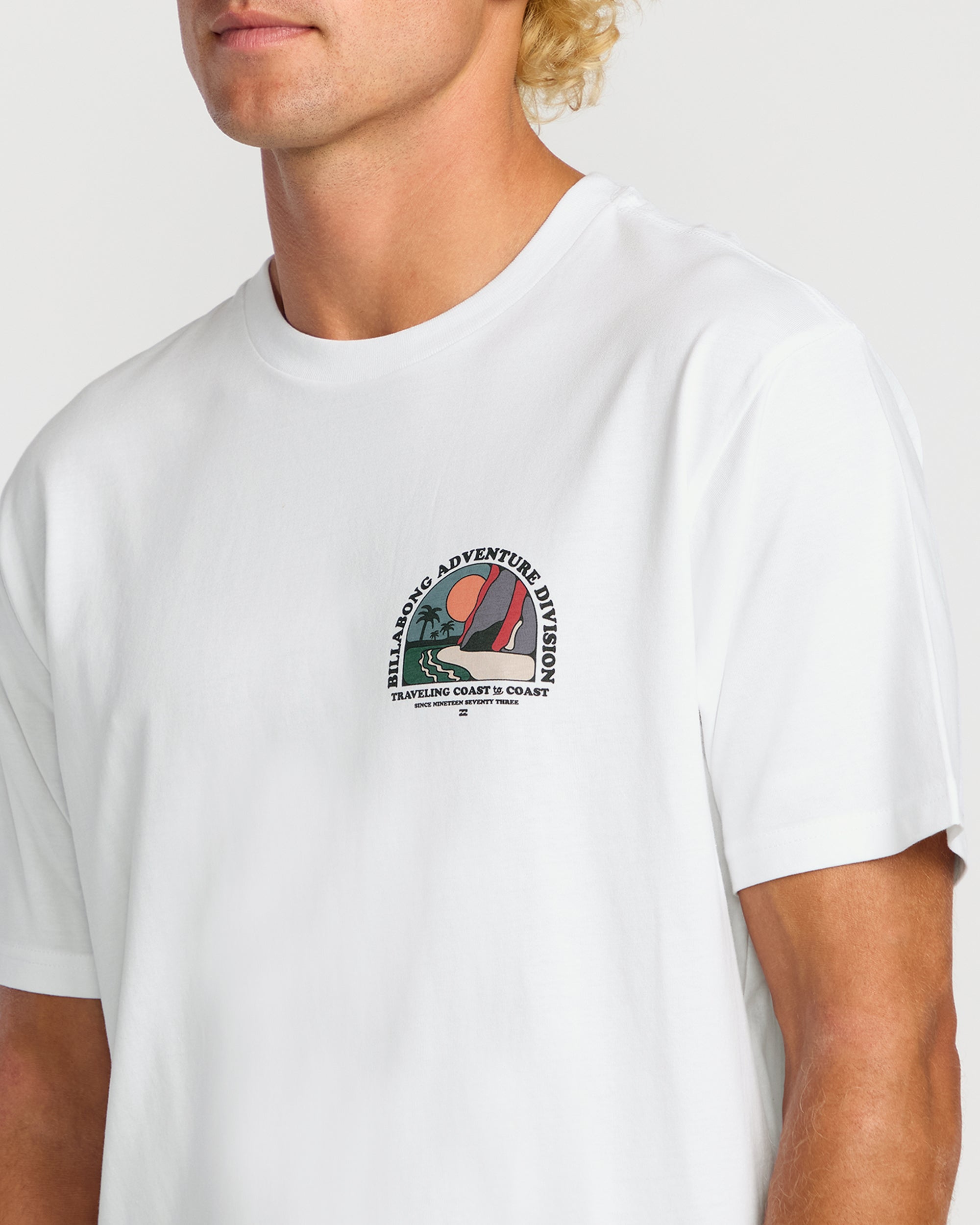 Sundown A/Div Short Sleeve T-Shirt - White | Billabong