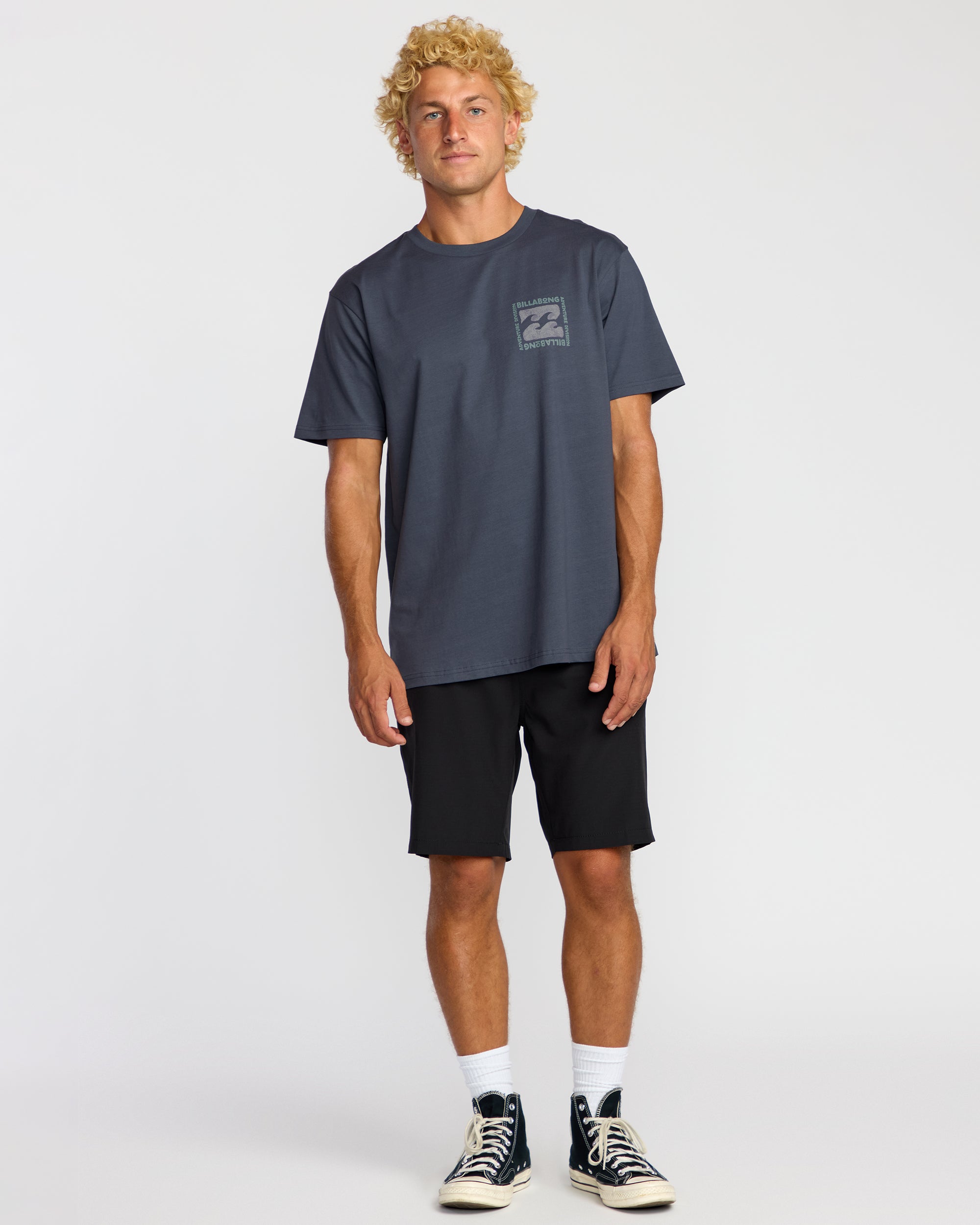 Trail A/Div Short Sleeve T-Shirt - Midnight Blue | Billabong