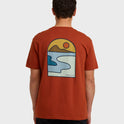 A/Div Sundown Short Sleeve T-Shirt - Brick