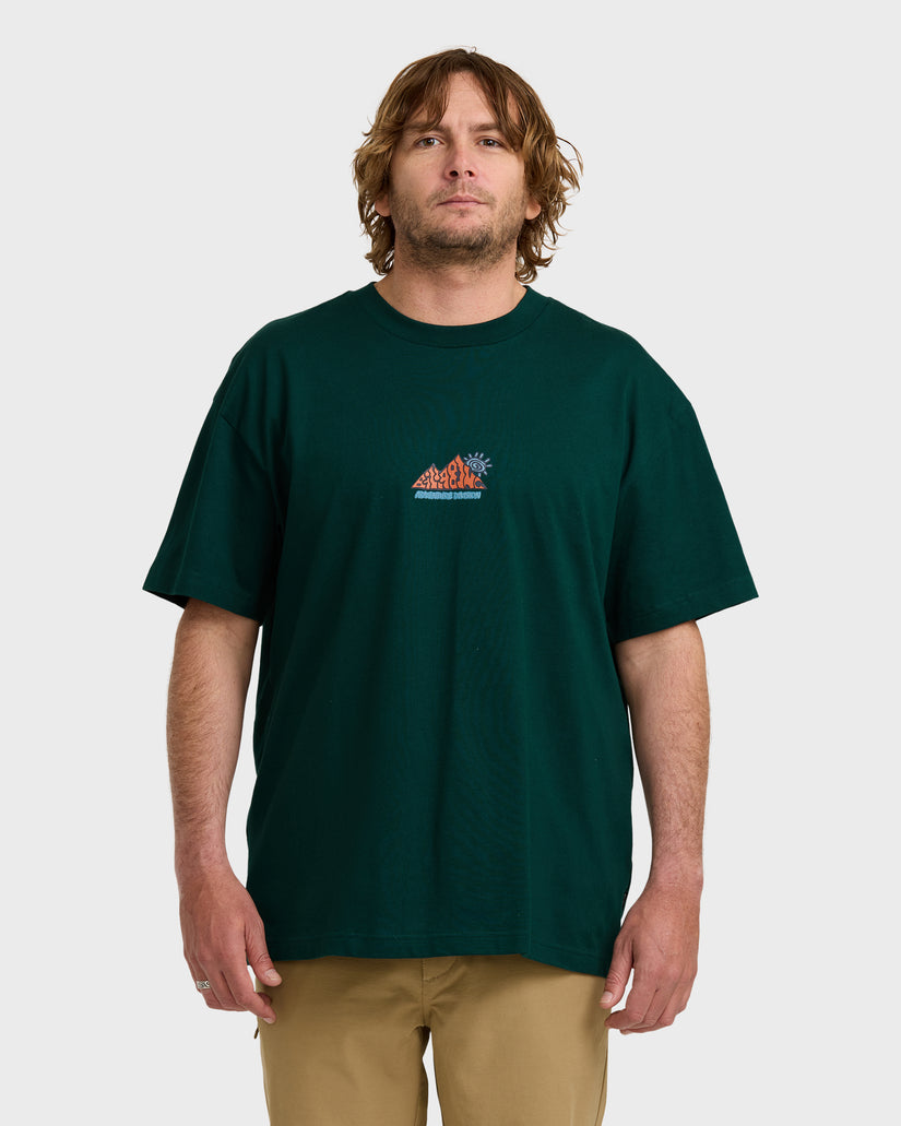 A/Div-Reach-The-Peak-OG-Short-Sleeve-T-Shirt-Spruce-Green-1