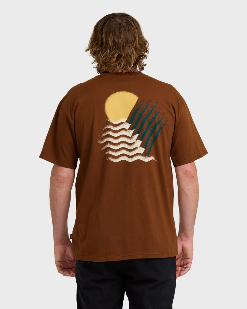Canyons-Regular-Short-Sleeve-T-Shirt-Rust-2