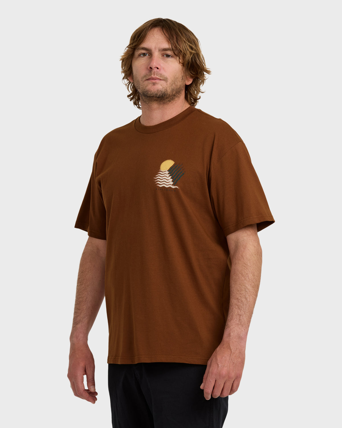 Canyons-Regular-Short-Sleeve-T-Shirt-Rust-3