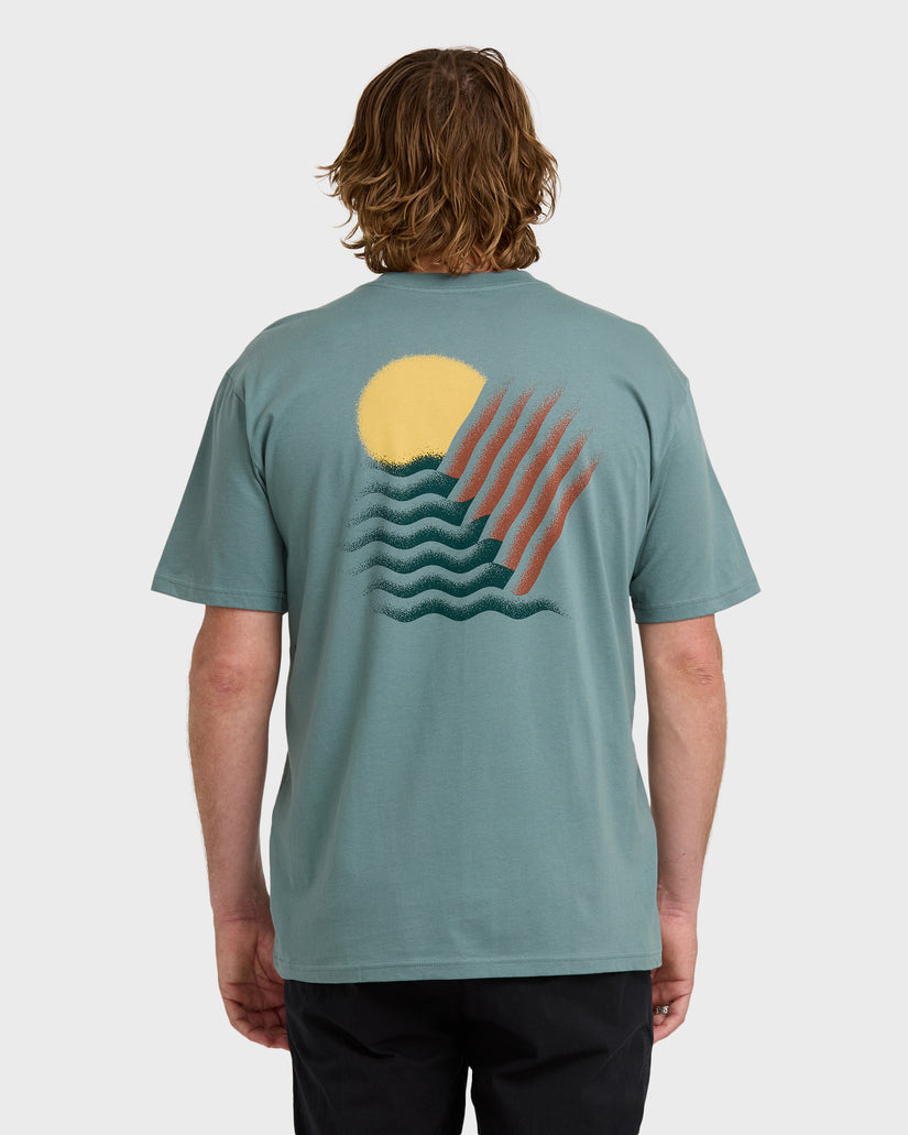 Canyons-Regular-Short-Sleeve-T-Shirt-Sea-Blue-2