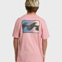 Crayon Wave Premium Short Sleeve T-Shirt - Vintage Pink