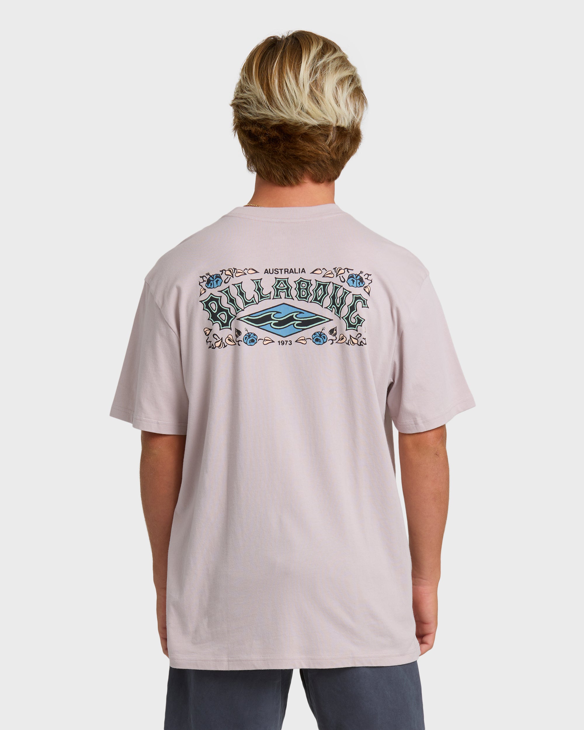 Heritage Arch Premium Short Sleeve T-Shirt - Dusty Purple | Billabong