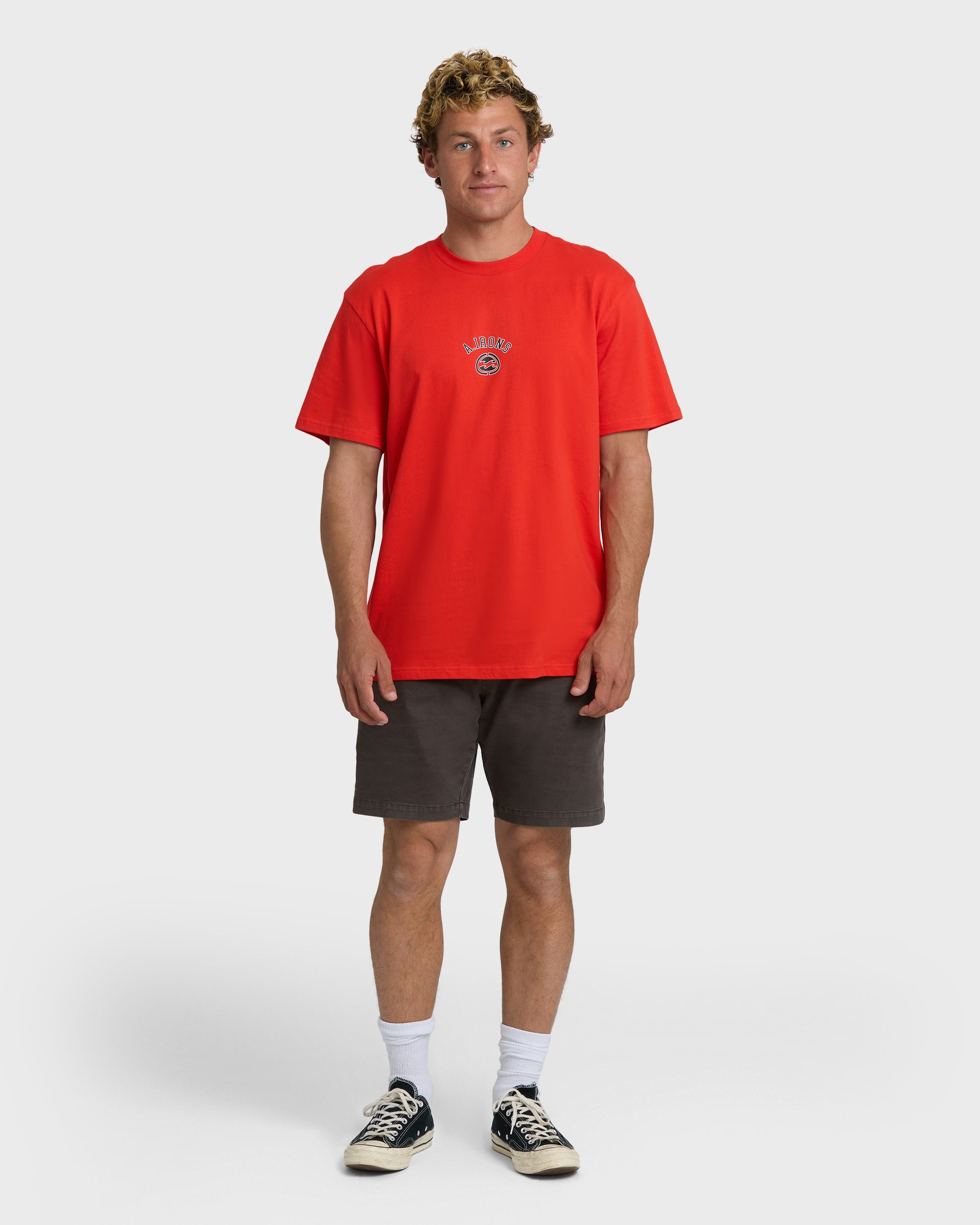 A.I. Bio Wave Premium Short Sleeve T-Shirt - Red | Billabong