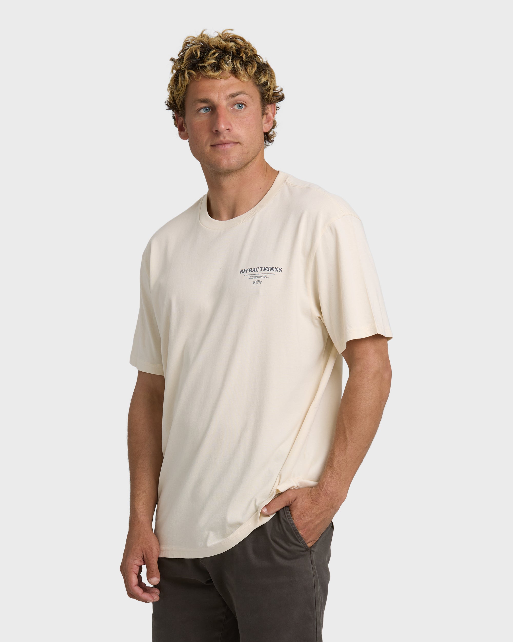 Refractions Premium Short Sleeve T-Shirt - Oyster Gray | Billabong