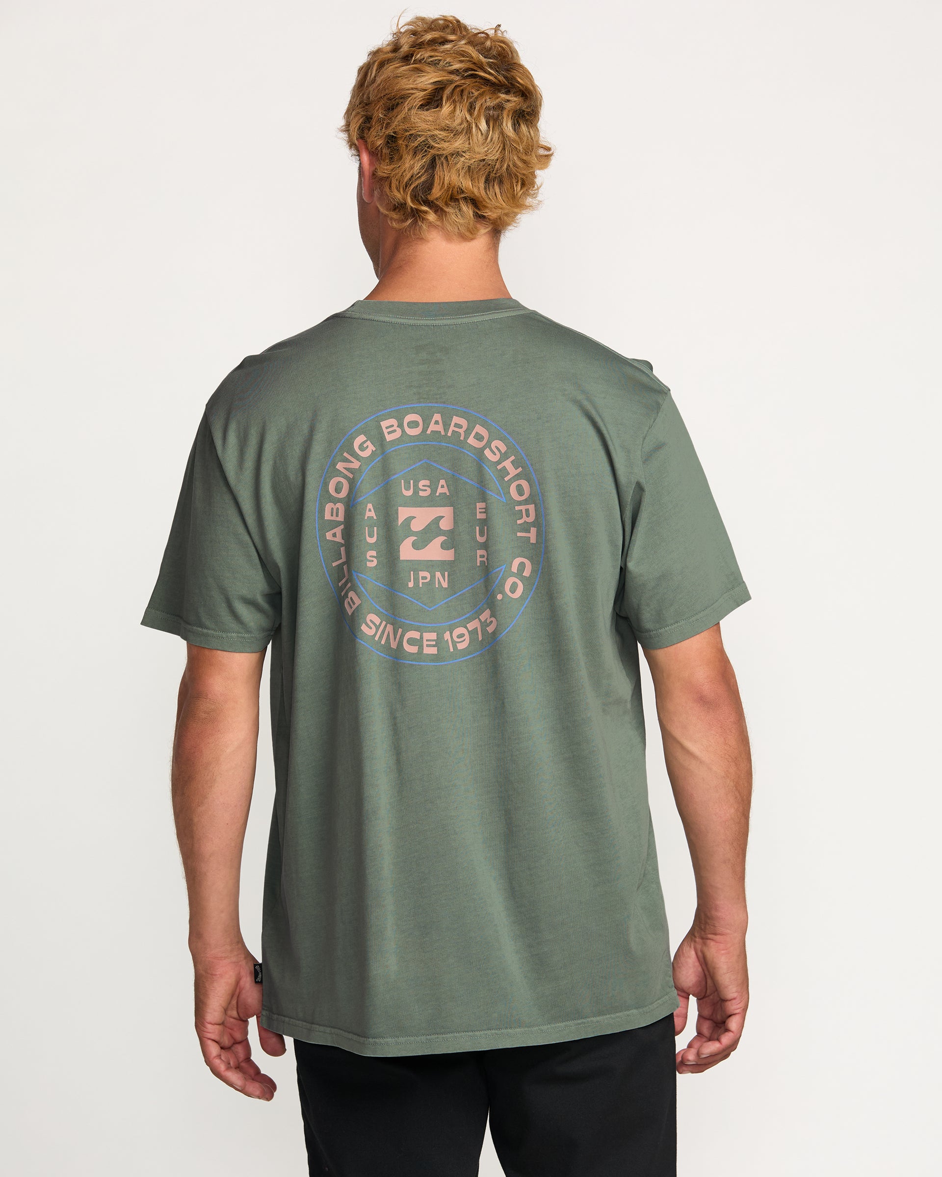 Rotation Premium Wave Wash Tee - Pine - Pine / S
