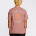 Sunrise Premium Wave Wash Short Sleeve T-Shirt - Dusty Rose