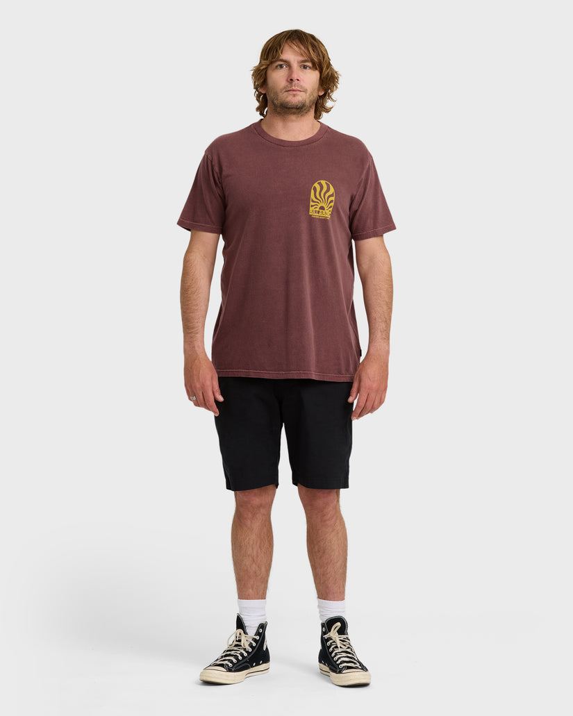 Sun-Rays-Premium-Ww-Short-Sleeve-T-Shirt-Plum-4