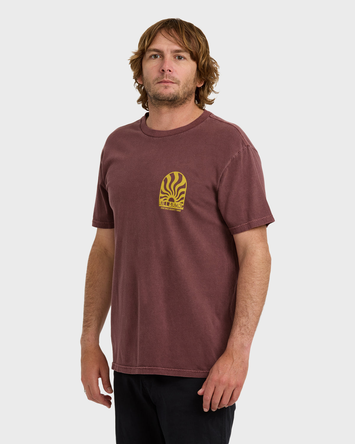 Sun-Rays-Premium-Ww-Short-Sleeve-T-Shirt-Plum-3