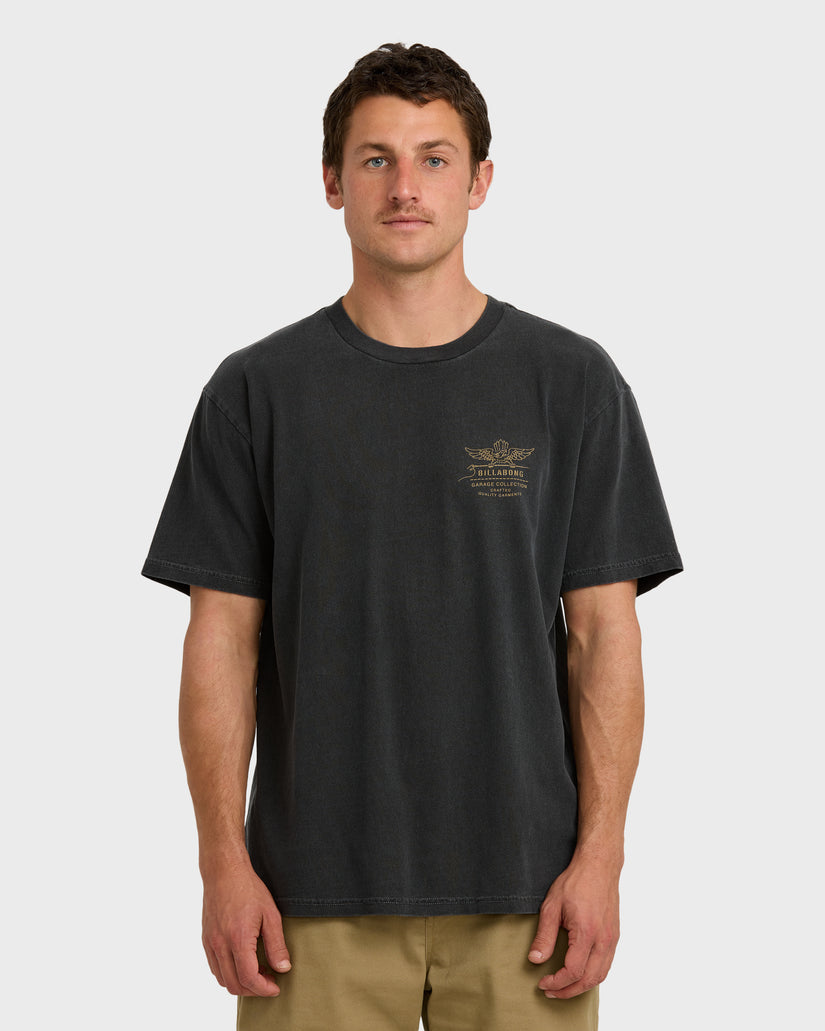 Wingspan-Garage-Regular-Short-Sleeve-T-Shirt-Washed-Black-1