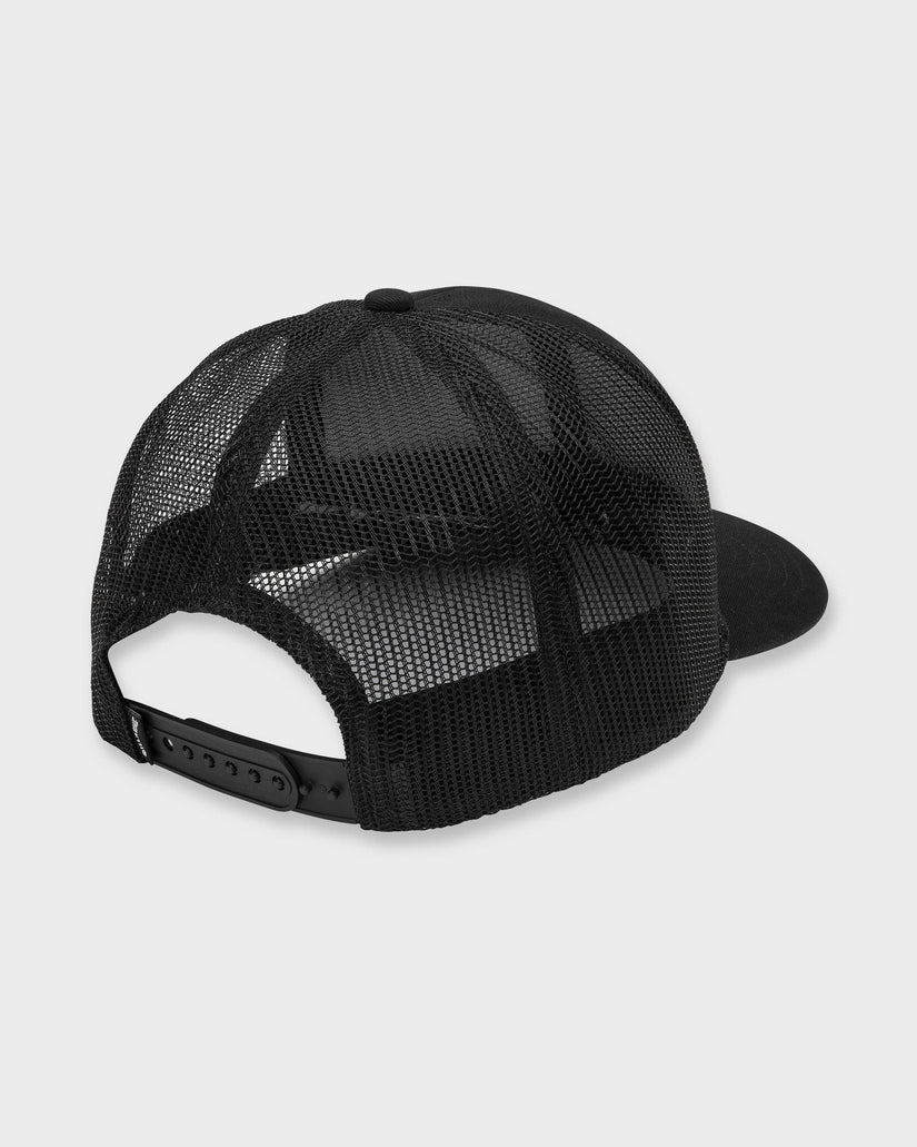 Walled Trucker Hat - Black